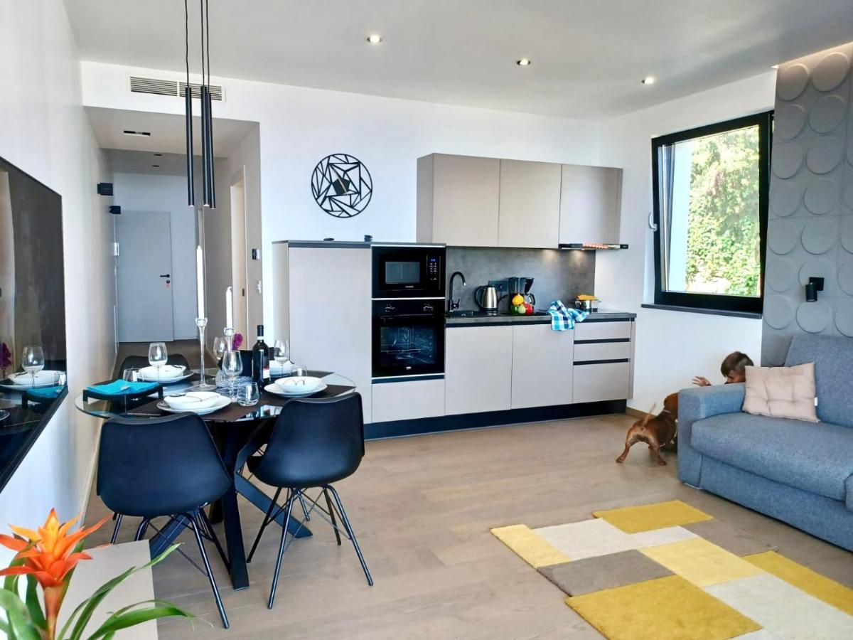 Aparthotel Villa V With Heated Pool Rijeka Luaran gambar
